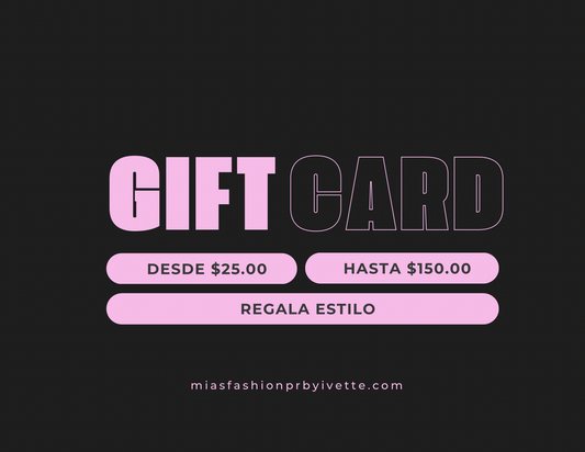 MIAS FASHION GIFT CARD